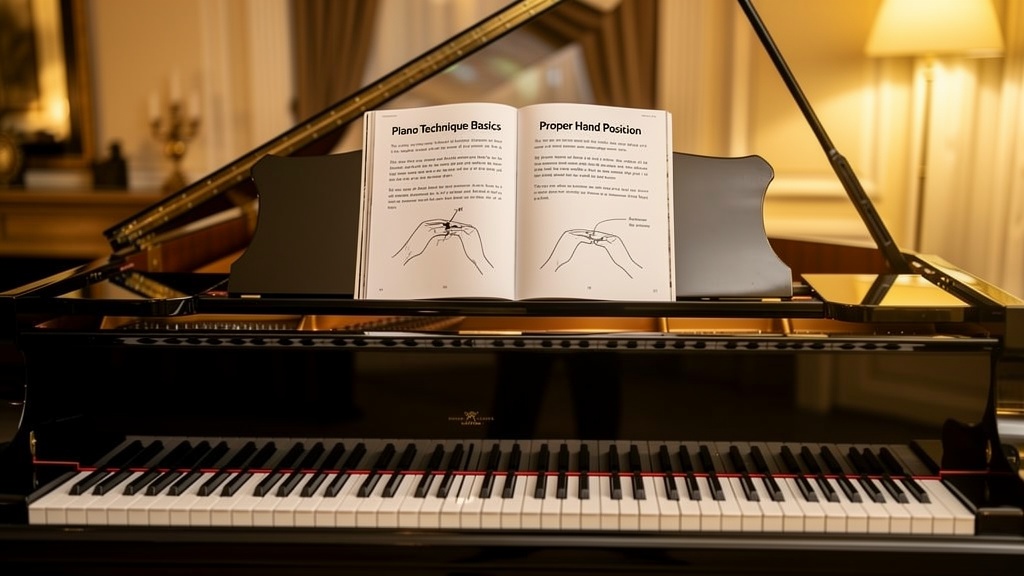 ピアノと教則本